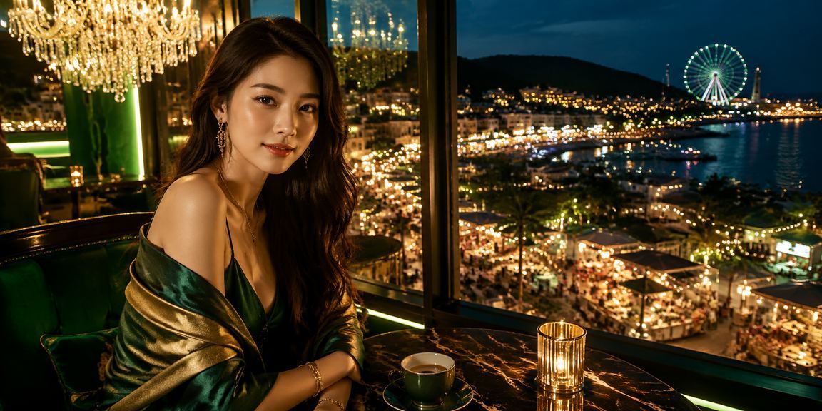 Người dùng nhận thưởng VIP và thưởng thức cà phê tại resort Phú Quốc